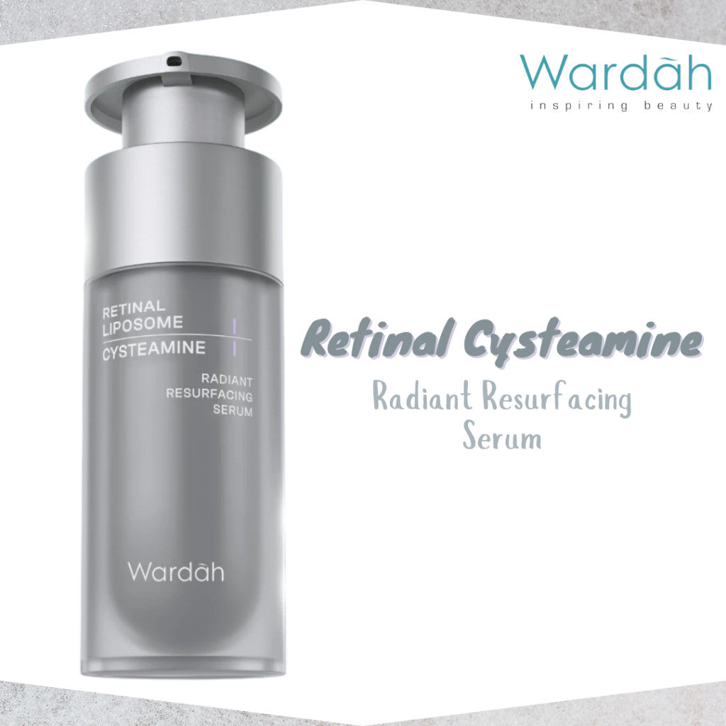 Wardah Retinal Liposome Cysteamine Radiant Resurfacing Serum 30ml/Serum Wajah