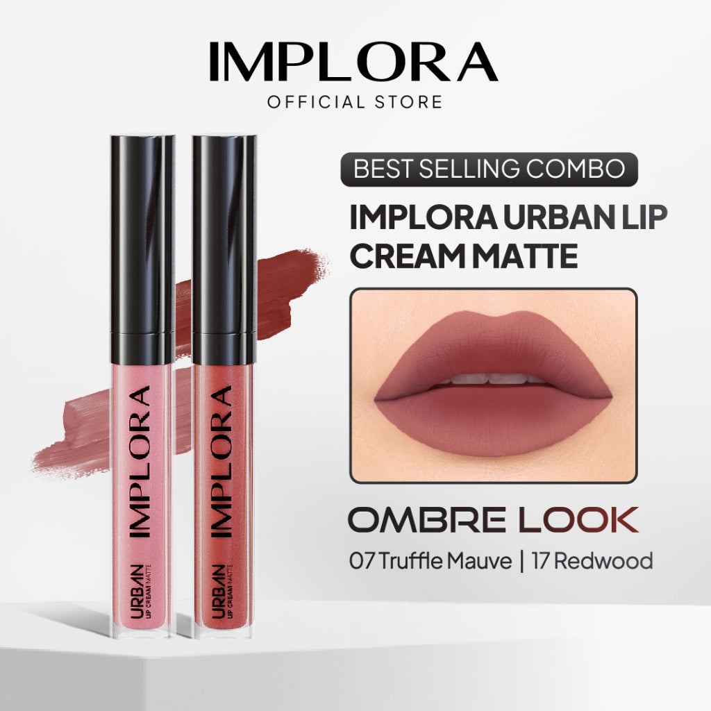 [BEST SELLING COMBO] Implora Urban Lip Cream Ombre Look