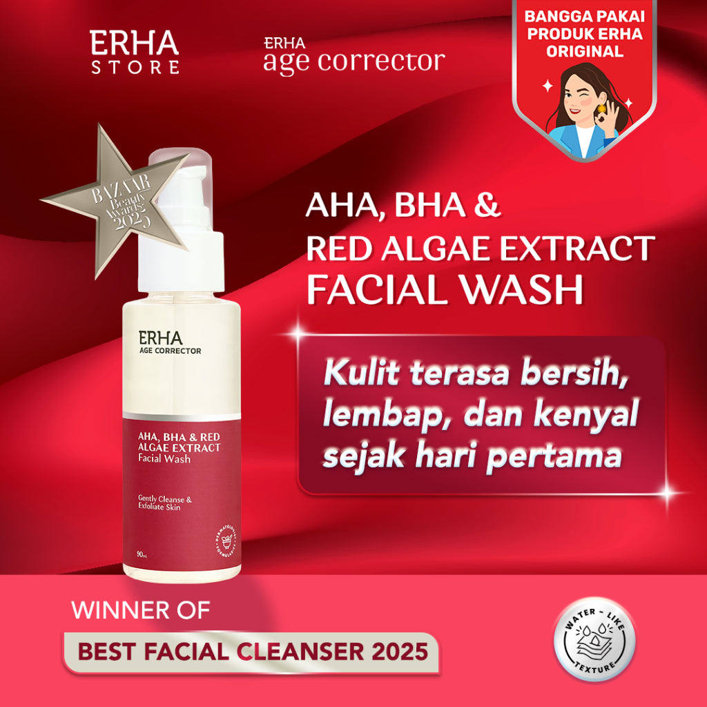 Erha Age Corrector Well - Aging Basic Skincare Peptides Serum & Facial Wash