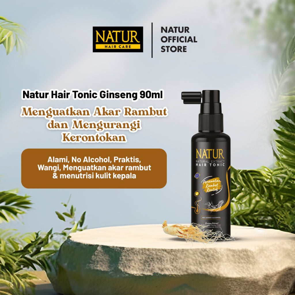 Paket Rambut Rontok dan Berketombe - Shampoo, Conditioner, Hair Tonic Rambut Rontok dan Ketombe