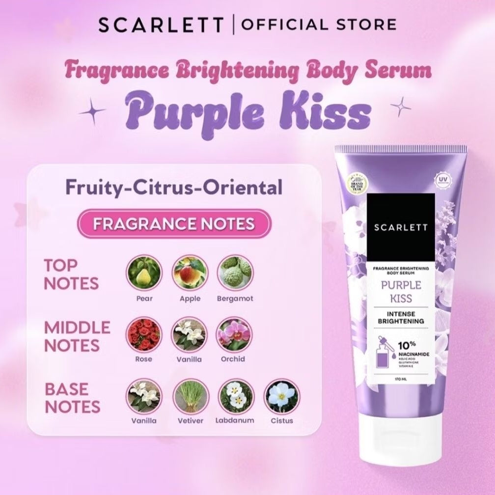 Scarlett Fragrance Brightening Serum Tubuh 170 ml