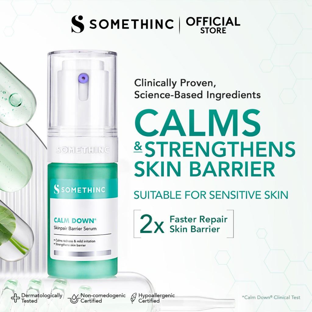 SOMETHINC - Serum Series | Glass-C 12% Vitamin C+ | Gentle Bright Niacinamide | Advanced Peeling 20% AHA BHA | Level 1% Retinol | Calm Down Skinpair Barrier | Diamond Glow Phyto | Hyaluronic9+ Advanced | wajah cerah no dark Spot Age Spot Freckles Glowing