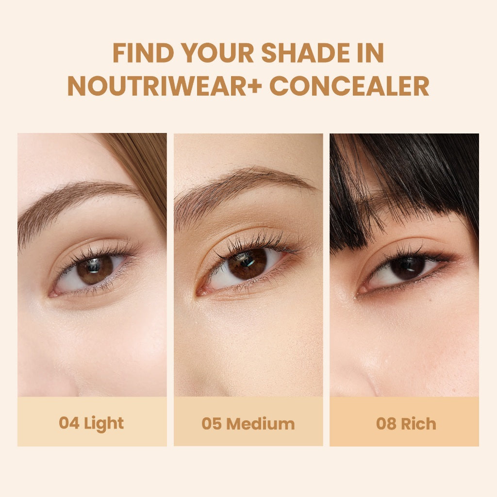 YOU NoutriWear+ Complete Cover Concealer Bedak Padat Perfect Coverage Bedak Pengontrol Minyak