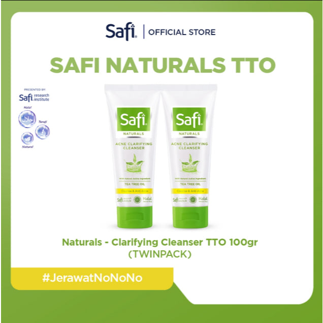Safi Naturals Clarifying Cleanser Tea Tree Oil 100gr - Foam Cleanser