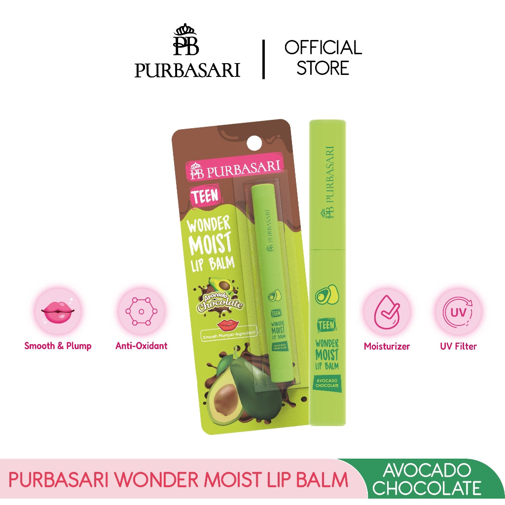 Purbasari Wonder Mois Lip Balm / Pelembab Bibir / Solusi Bibir Kering