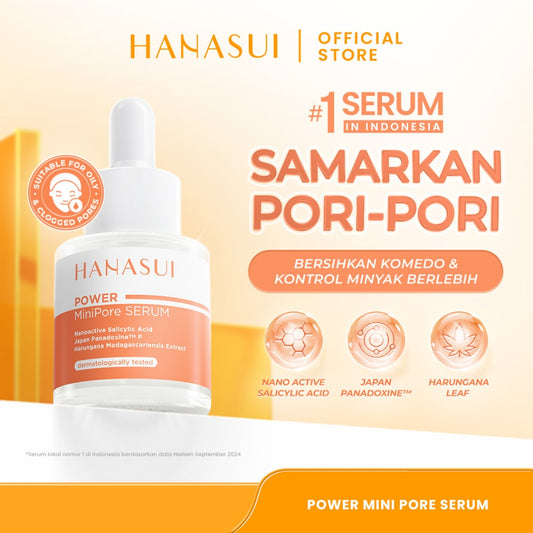 Hanasui Power Mini Pore Serum - Kurangi Komedo & Kontrol Minyak Berlebih Pori tersumbat Salicylic Acid