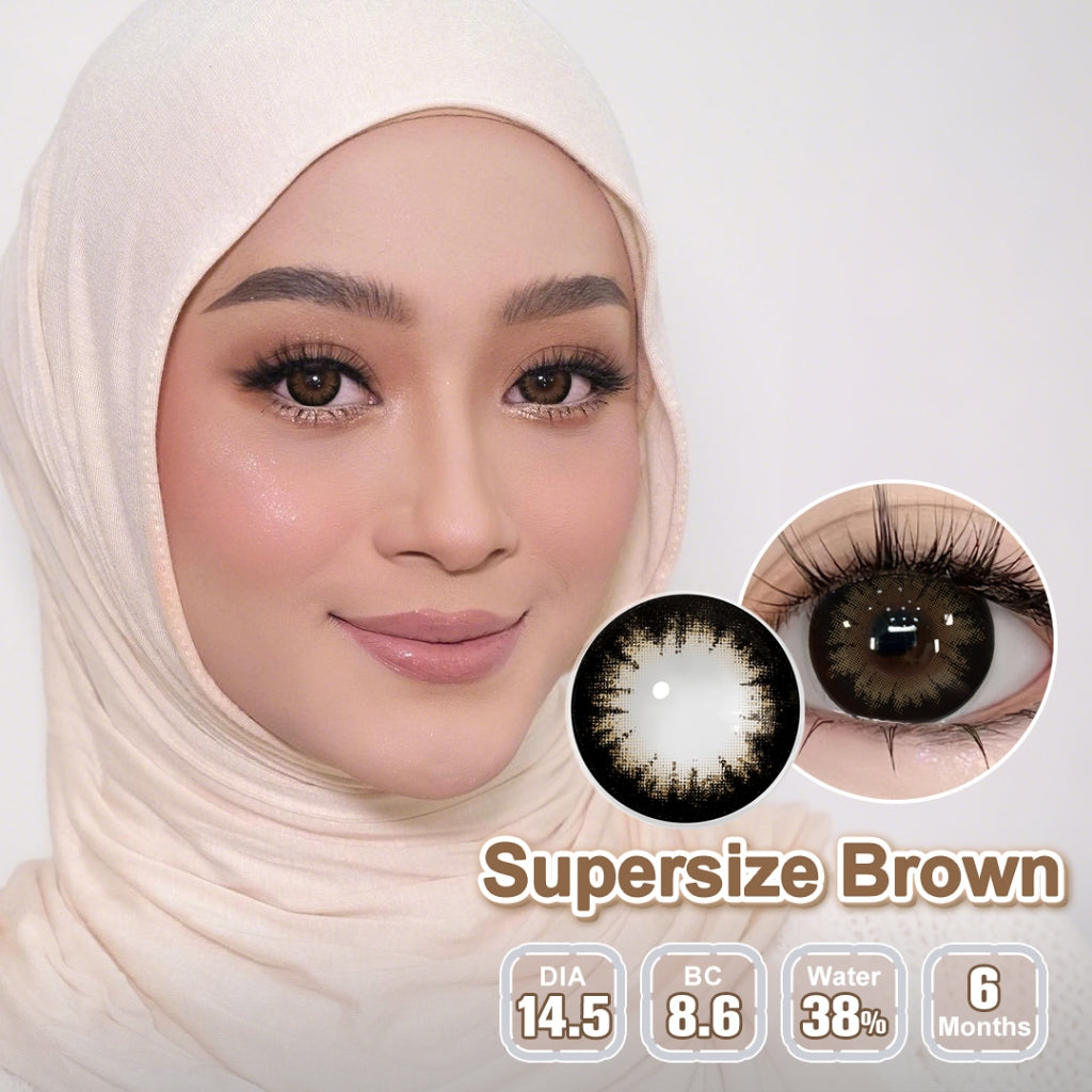 [Mata Besar Yang Polos]Magister Softlens 14.50MM Minus (0.00 s/d -6.00) Sepasang Softlens free Air softlens Stick Kit dan Lens cleaner