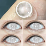 Eyeshare Softlens Lensa Kontak Mata Putih Cosplay Halloween Softlen Putih