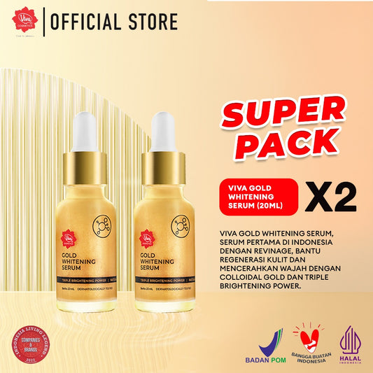 [Super Pack !!!] Viva Gold Whitening Serum 20ml – (2 Pcs)