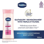 Vaseline Healthy Bright UV Extra Brightening Lotion Pelembap Tubuh GlutaGlow 100 ml