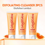 Glad2Glow Yuzu Aha Blackhead Exfoliating Cleanser facial wash skincare face wash sabun cuci muka cleansing balm exfoliating exfoliasi wajah sabun muka pembersih wajah Yuzu Aha Blackhead Exfoliating Cleanser Eksfoliasi secara lembut g2glow official store