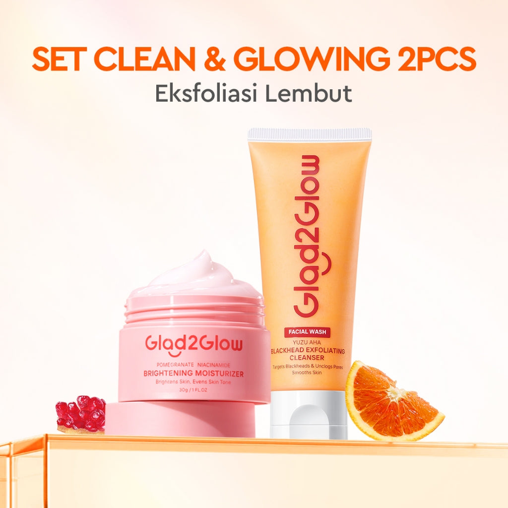 Glad2Glow Yuzu Aha Blackhead Exfoliating Cleanser facial wash skincare face wash sabun cuci muka cleansing balm exfoliating exfoliasi wajah sabun muka pembersih wajah Yuzu Aha Blackhead Exfoliating Cleanser Eksfoliasi secara lembut g2glow official store