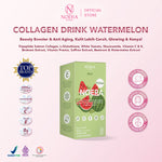 Noera Collagen Drink Mini Improved Formula  - Travel Size | Minuman Pencerah Kulit with L-Glutathione | Collagen Beauty Drink