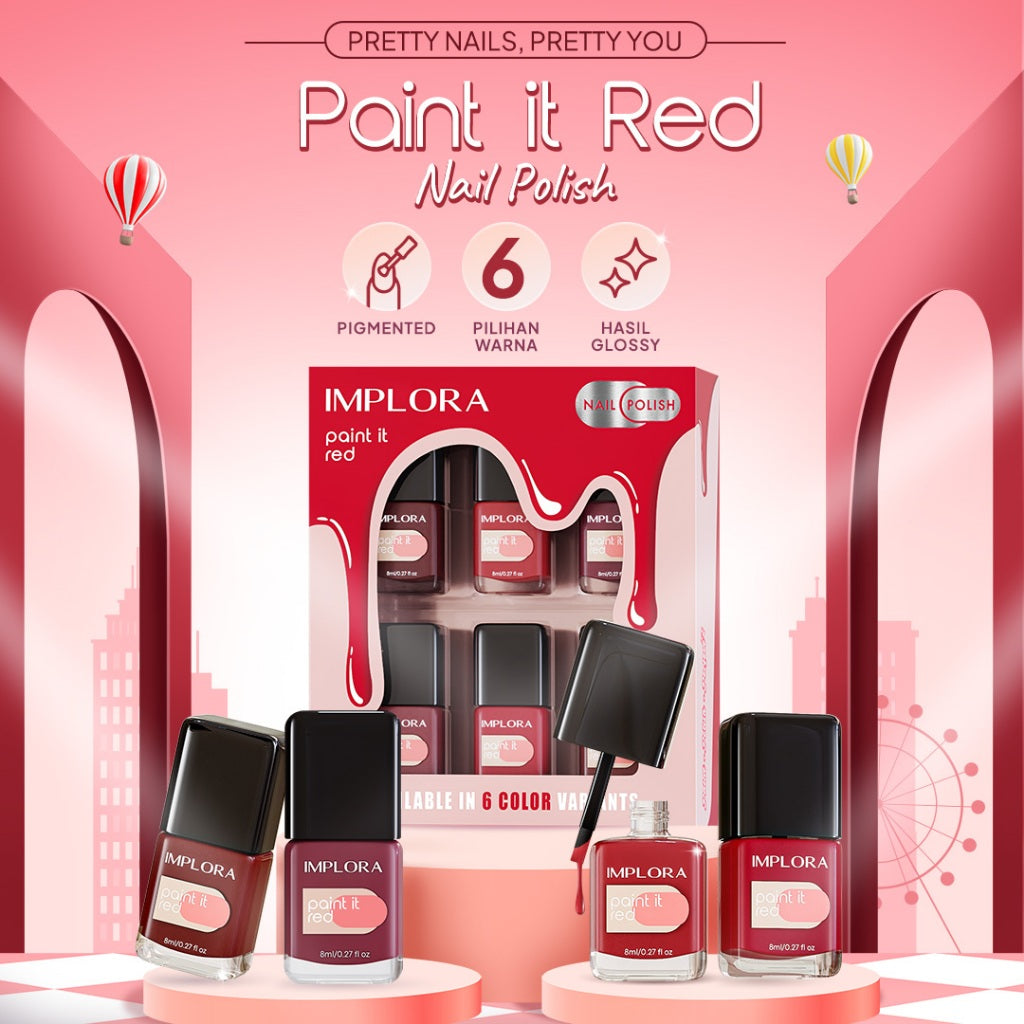 Implora Paint Nail Polish | Kuteks Pewarna Kuku | Nail Art