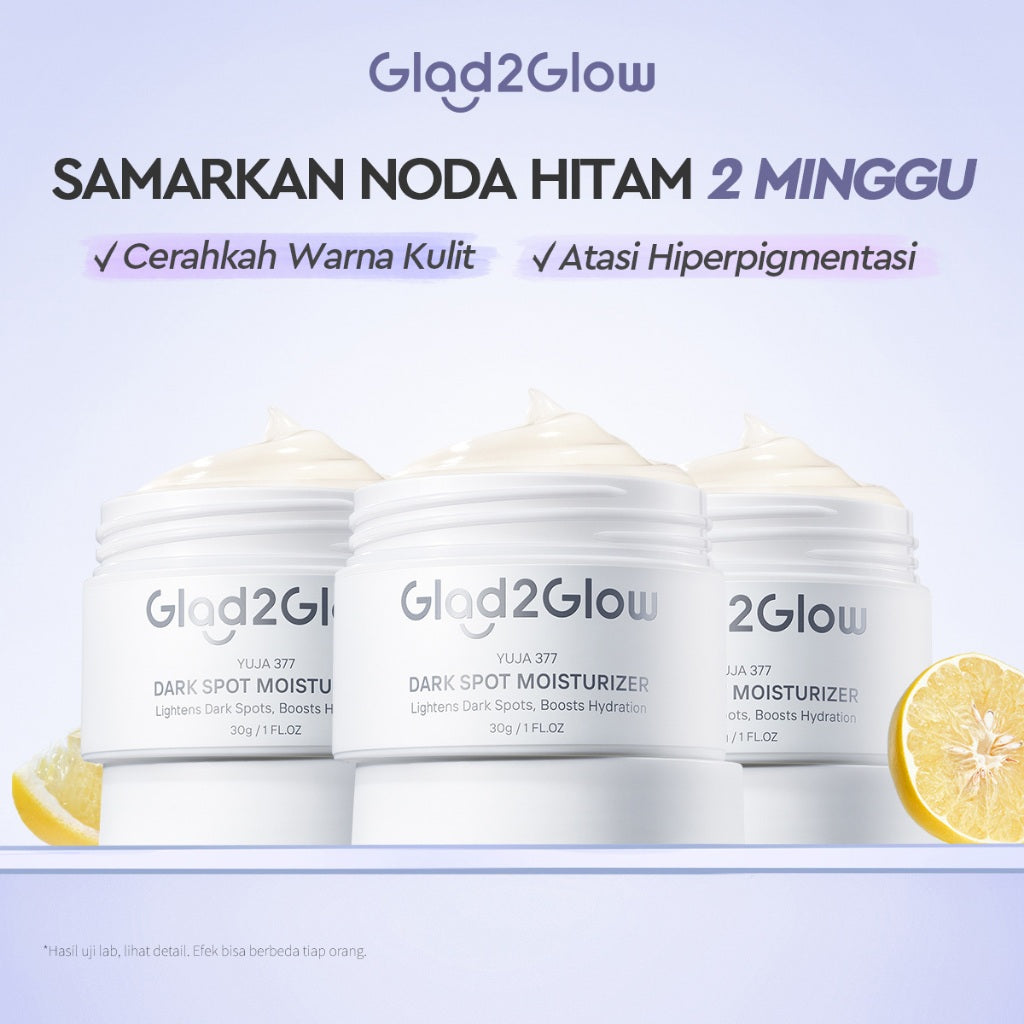 Glad2Glow Moisturizer Series Mencerahkan Pencerah Wajah Anti Jerawat Penuaan Hilangkan Flek Tenangkan Kulit Niacinamide 377 Retinol Centella Skincare Pelembab Esensi Perawatan Kulit Pelembab Wajah Pembersih day cream tone up g2g official store