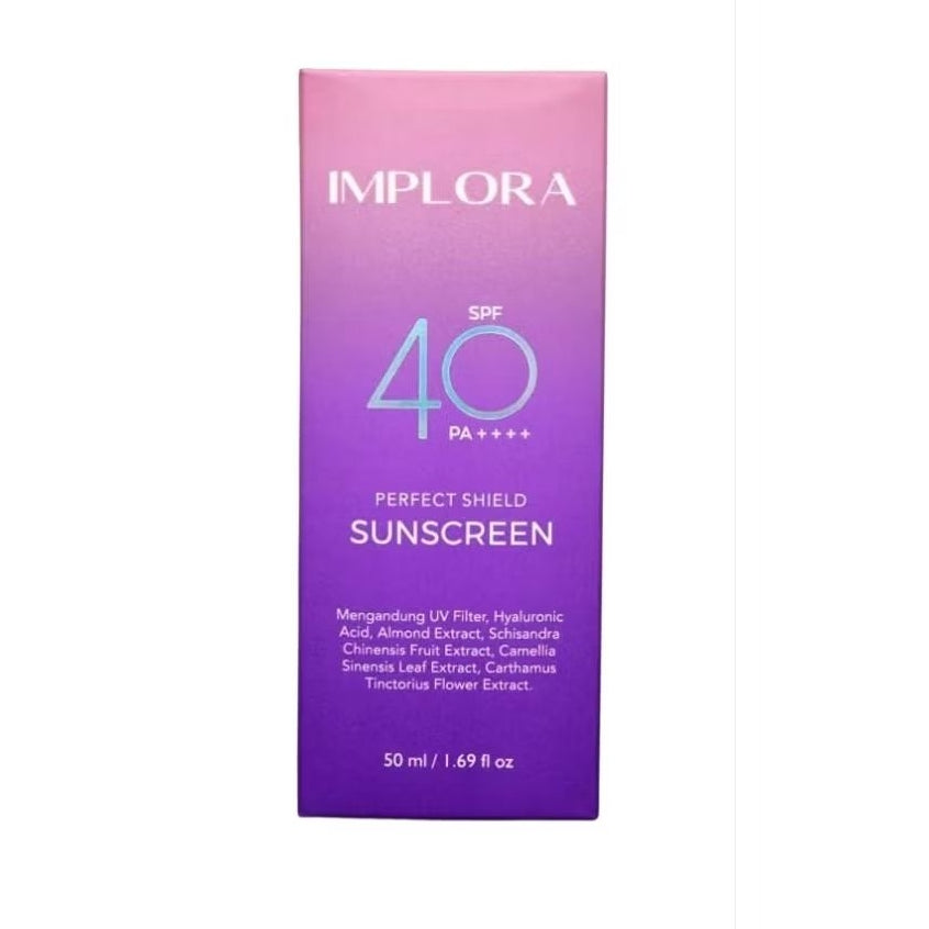 Implora Perfect Shield Sunscreen Wajah SPF 40 50 ml