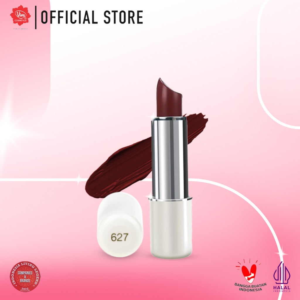 Red-A Lipstick with VIT E, Shea Butter, Avocado Oil & Squalane; no: 621 - 651 (3gr)