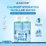 [BAYAR 1 DAPAT 2] Azarine Calmoist Hydrating Micellar Water 90 ml Pembersih Wajah Daily Make Up Untuk Semua Jenis Kulit dengan PENTAVITIN™ Make Up Remover