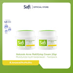 TWINPACK - Safi Naturals Acne Mattifying Cream 20gr- Moisturizer kulit berjerawat