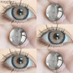 Eyeshare Softlens Bali Gray 14.2mm 1Pasang Lensa Kontak Soft Soflens Mata