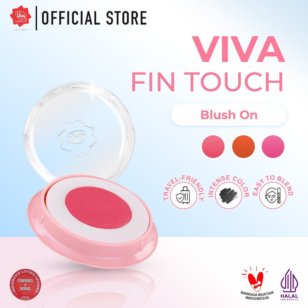 Viva Fin Touch (BLUSH ON) Finishing Touch - 2 gr (tersedia 3 varian warna)
