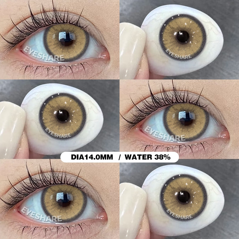 Eyeshare Softlens Lemon Gray 14.0mm 1 Pasang Lensa Kontak