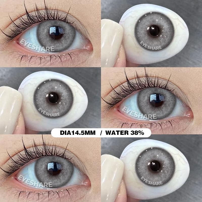 Eyeshare Softlens Lemon Gray 14.0mm 1 Pasang Lensa Kontak