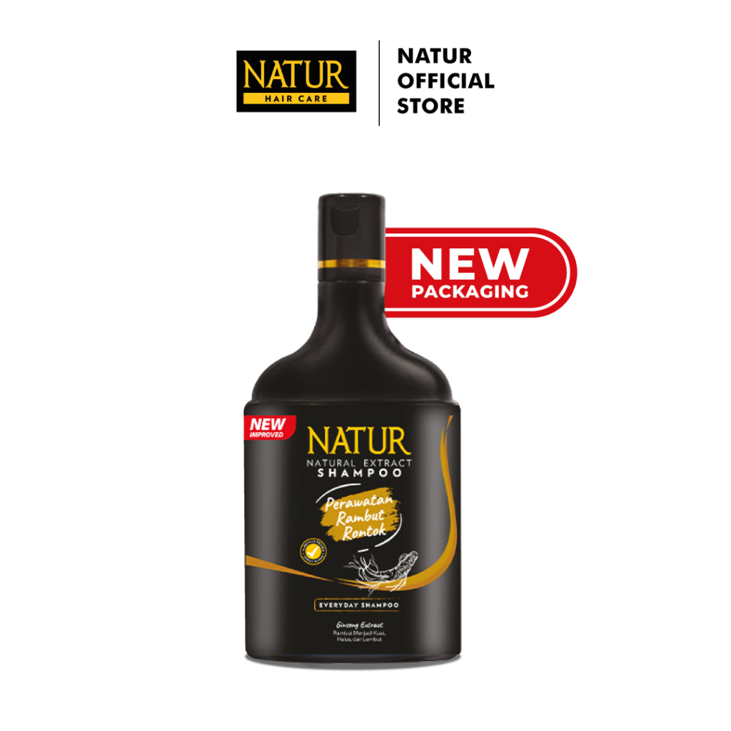 Natur Shampoo Extract Ginseng 270 ml  - Shampoo untuk Rambut Rontok / Anti Hair Fall