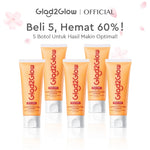 Glad2Glow Yuzu Aha Blackhead Exfoliating Cleanser facial wash skincare face wash sabun cuci muka cleansing balm exfoliating exfoliasi wajah sabun muka pembersih wajah Yuzu Aha Blackhead Exfoliating Cleanser Eksfoliasi secara lembut g2glow official store