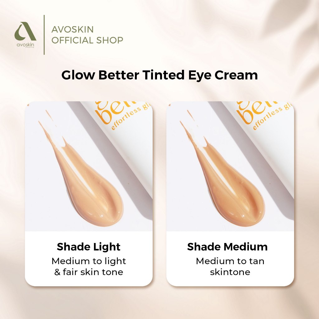 [AVO LOCAL POWER] Glow Up Glam Set (Tinted Eye Cream (10 g) + YSB Hybrid Elixir Tinted Melting Balm + Flawless BB Cushion (13 g))