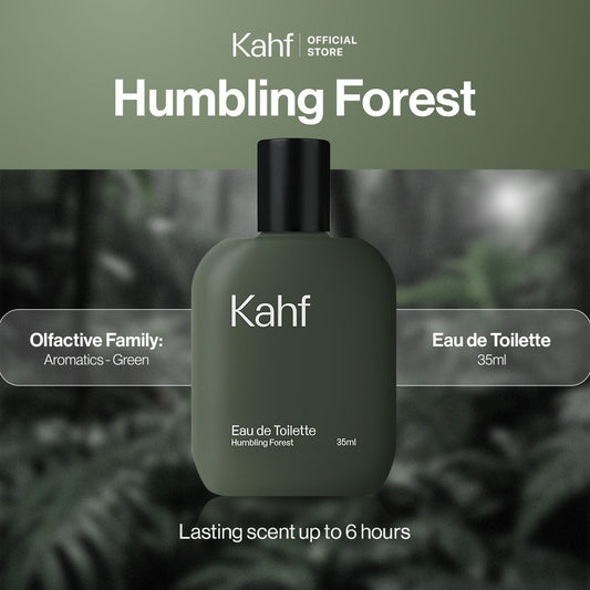 Kahf Humbling Forest Eau De Toilette 35 ml Long-Lasting Fragrance (EDT) - Perfume Scent Inspired by Nature (Cypress, Cedarwood, Sandalwood) - Wangi Tahan Lama - Masculine Scent 香水
