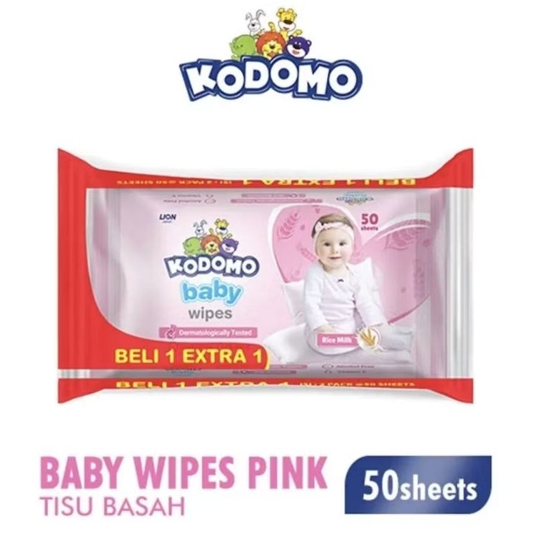 Kodomo Tisu Basah Bayi 2 x 50 s
