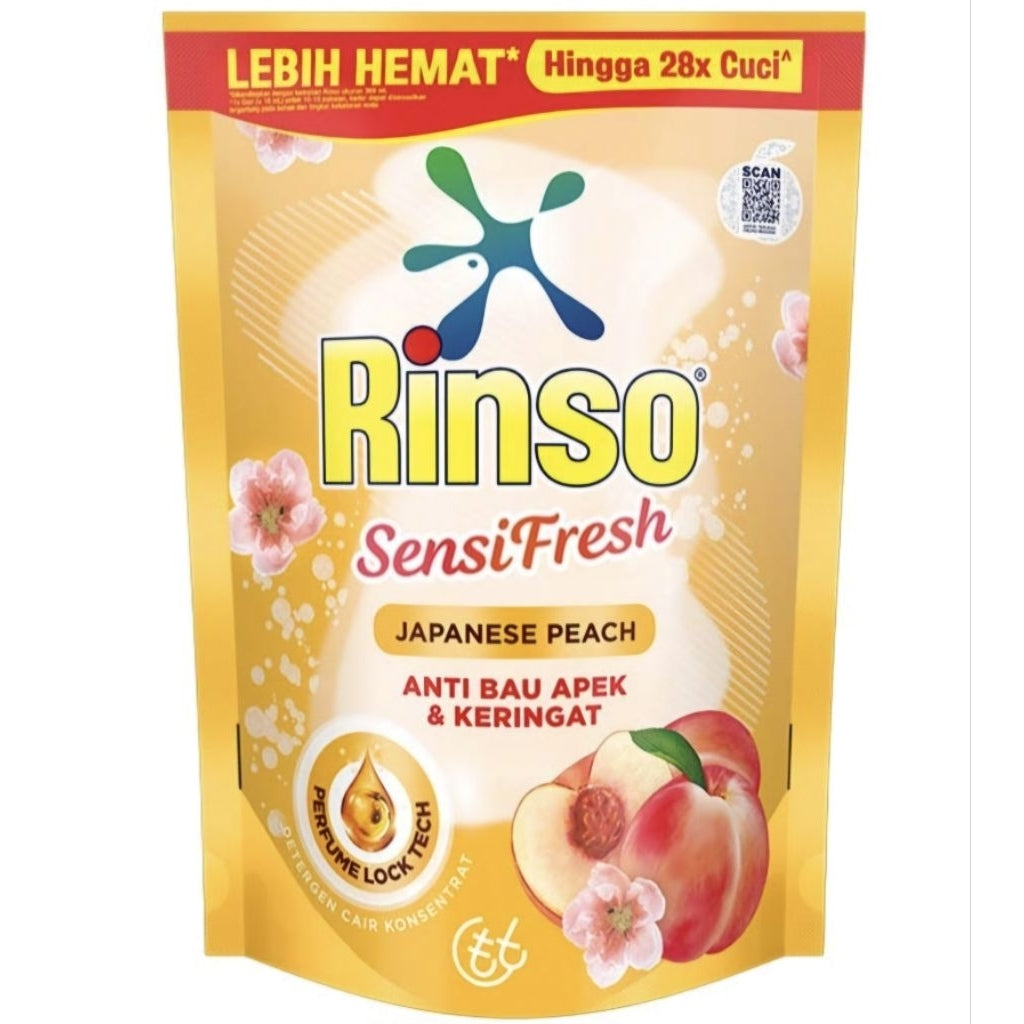 Rinso Anti Noda Deterjen Cair Refill 510 ml