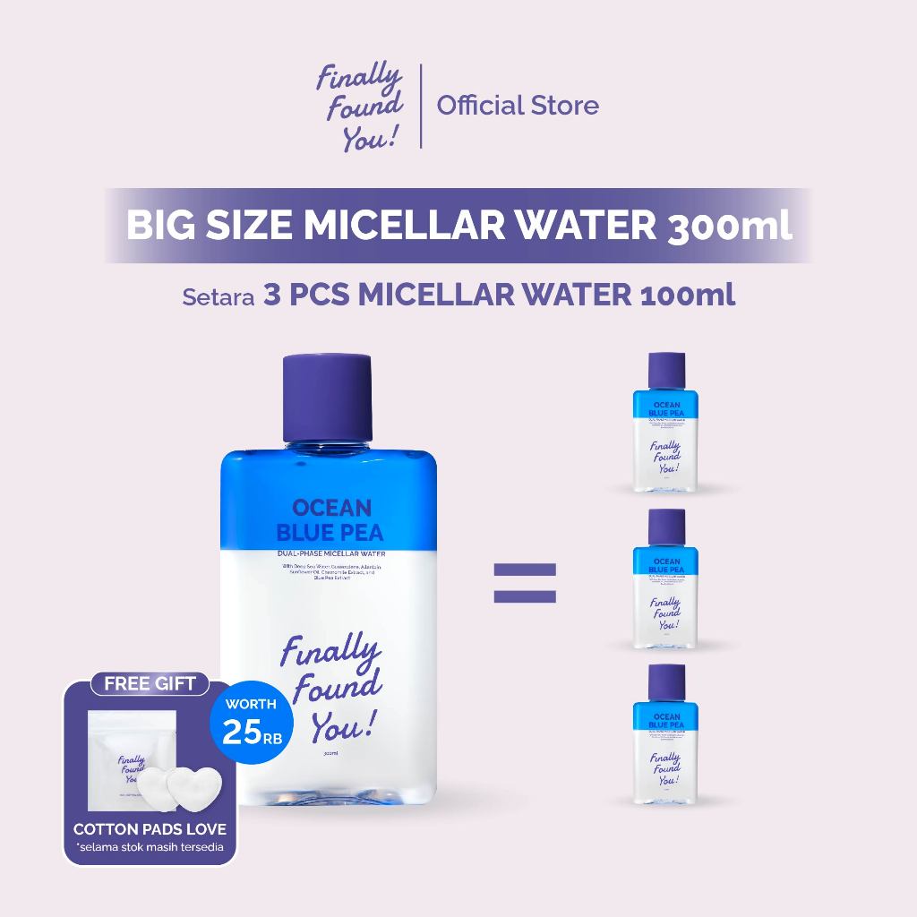 Finally Found You! Ocean Blue Pea Dual-Phase Micellar Water 100ml