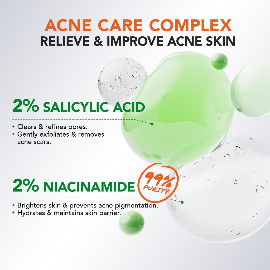 [NEW] YOU AcnePlus 2% BHA Fight Acne Serum Jerawat Kulit Berminyak Berjerawat Salicylic Acid Serum