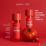 [PAKET 2 HEMAT] Lumos'a Red Booster Whitening Body Toner 110ml | 4% Niacinamide + Tomato Extract Lycopene + Glycolic Acid | Daily Routine