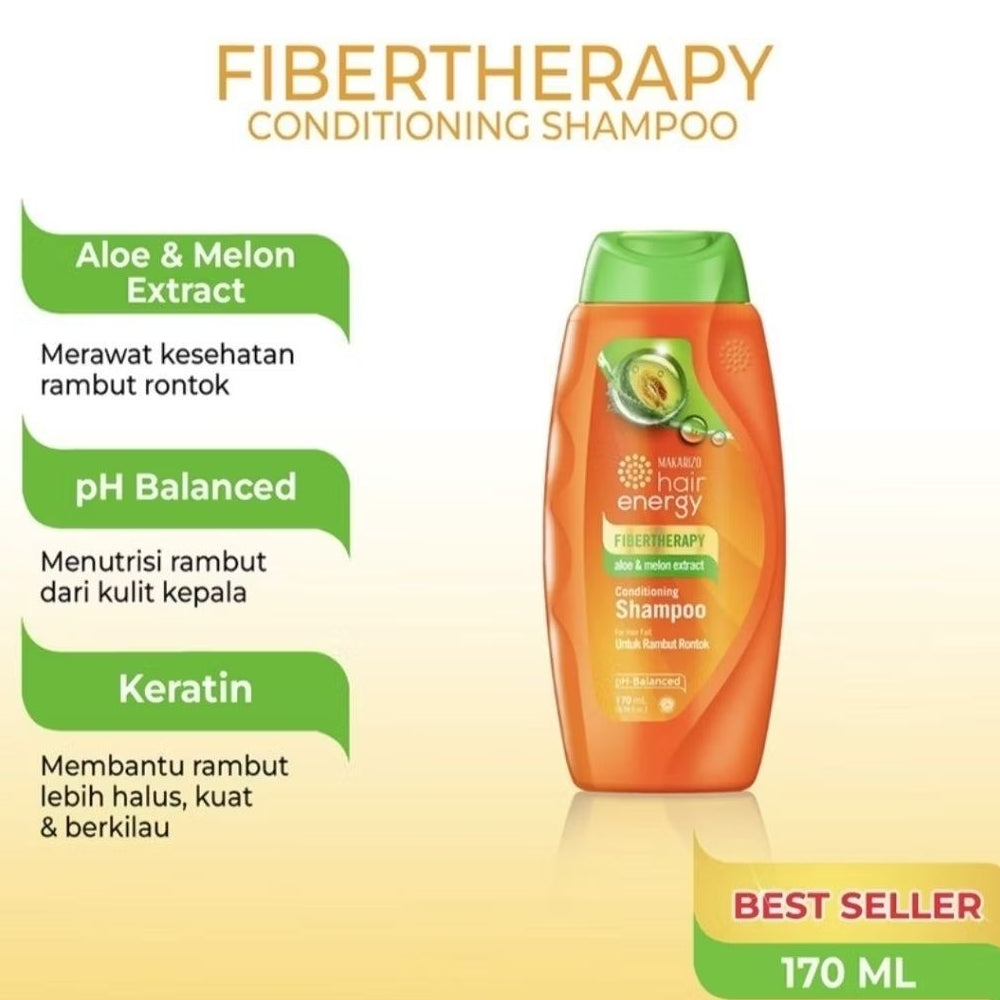 Makarizo Hair Energy Sampo Anti Ketombe Citrus Tea 170 Ml