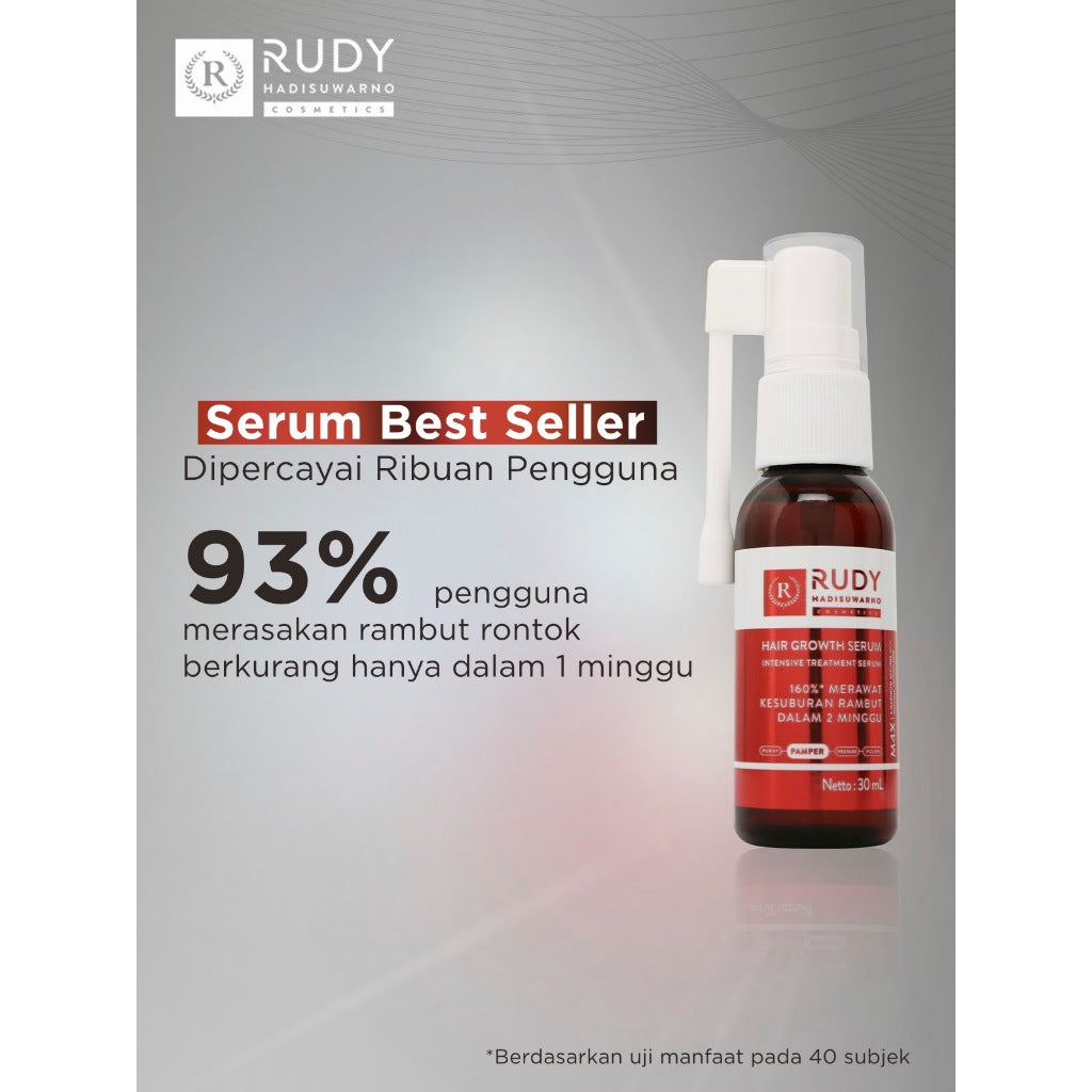 Rudy Hadisuwarno Cosmetics Hair Growth Serum 30 ml Hair Serum Penumbuh Rambut Mengurangi Rambut Rontok