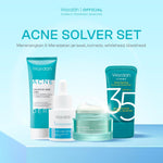 Wardah Paket 4 pcs Skincare Solusi Masalah Kulit - Face Wash, Moisturizer, Serum, & Sunscreen (Acnederm, Cica, Panthenol, UV Shield, Amino Facial Wash, Airy, Crystal Secret, Lightening, Day Cream) - Skincare