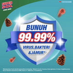 Supersol Karbol Cairan Pembersih Lantai Sereh Refill 750 ml