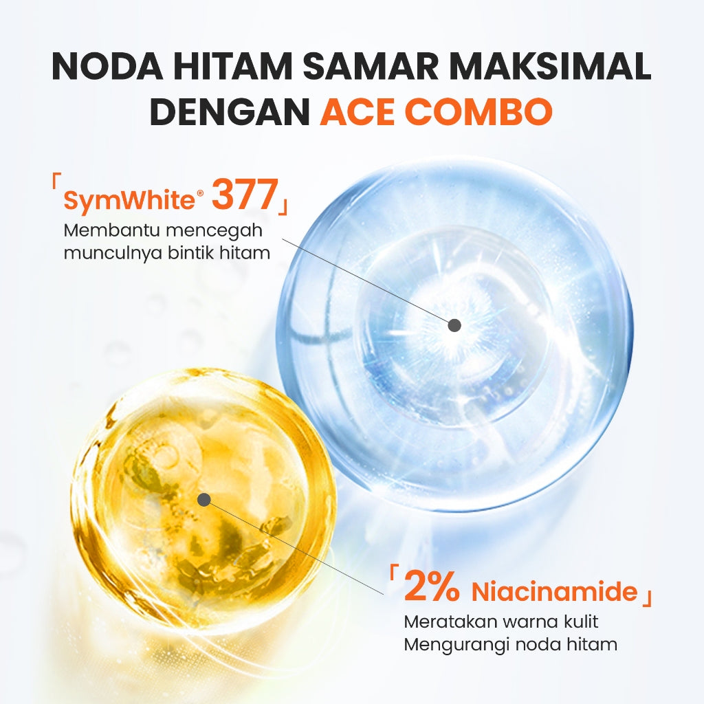 YOU Radiance Up! SymWhite 377 Serum Mask Masker Wajah Brightening Vitamin C Atasi Bekas Jerawat & Dark Spot