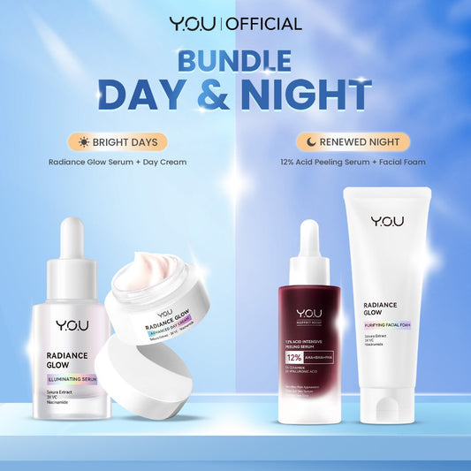 YOU Smoothy Skin Day & Night Bundle YOU Radiance Glow & Peeling
