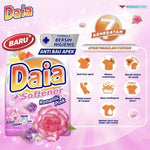 Daia Deterjen Bubuk + Pelembut Pakaian Romantic Pink 470 g