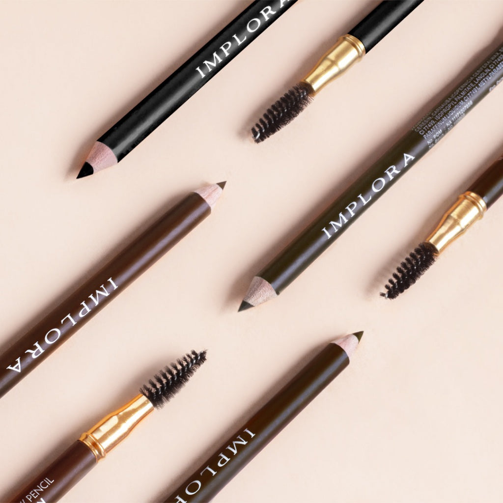 Implora Pensil Alis | Eyebrow Pencil Coklat Hitam Dark Brown