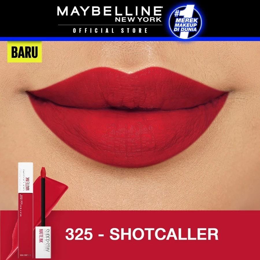 Maybelline Superstay Matte Ink Liquid Long Lasting Waterproof Matte Lipstick Lipcream Make Up Transferproof Tahan 16 Jam Vinyl Ink