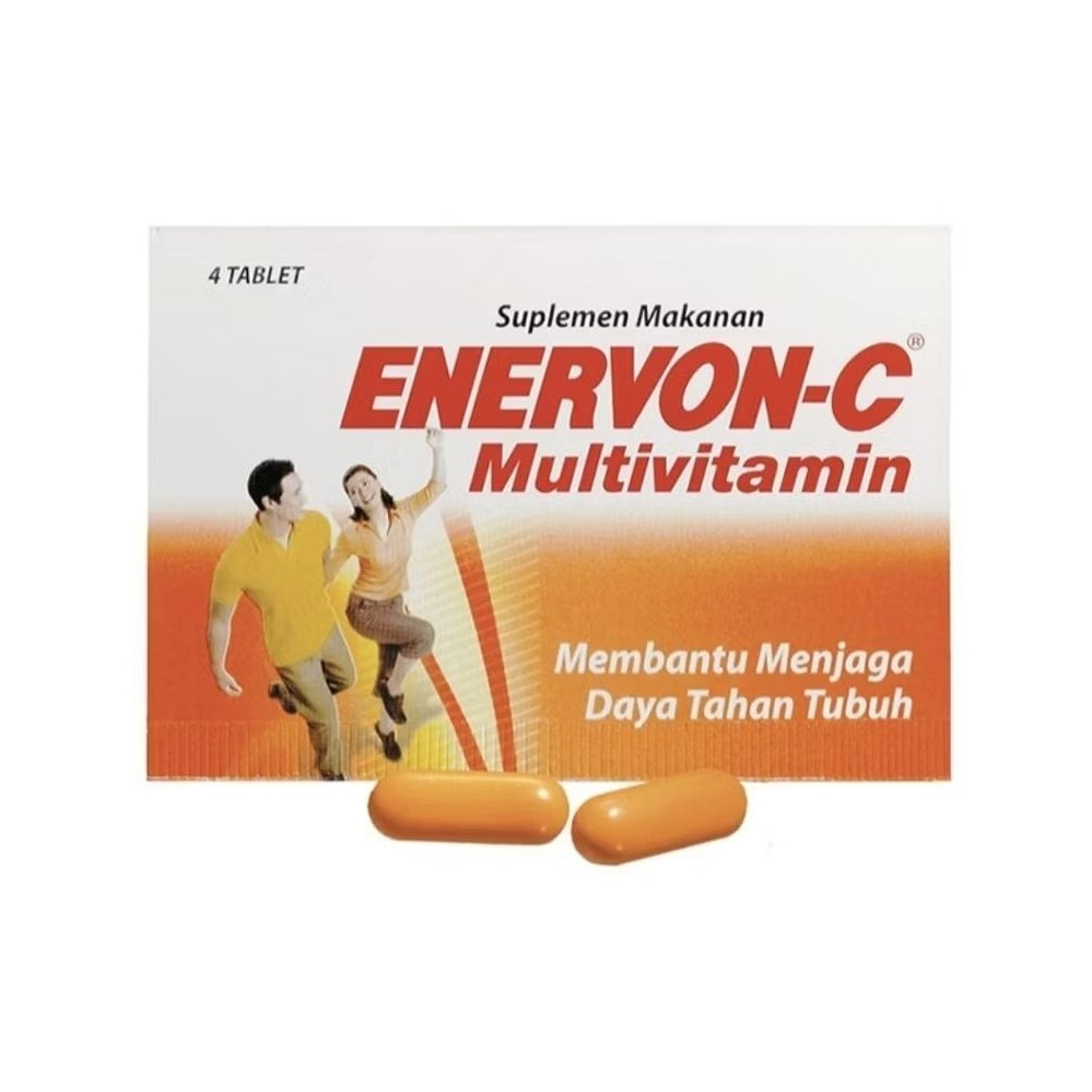 Enervon-C Multivitamin Suplemen Daya Tahan Tubuh 4 Tablet