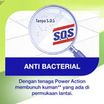 SOS Cairan Pembersih Lantai Sereh Refill 675 ml