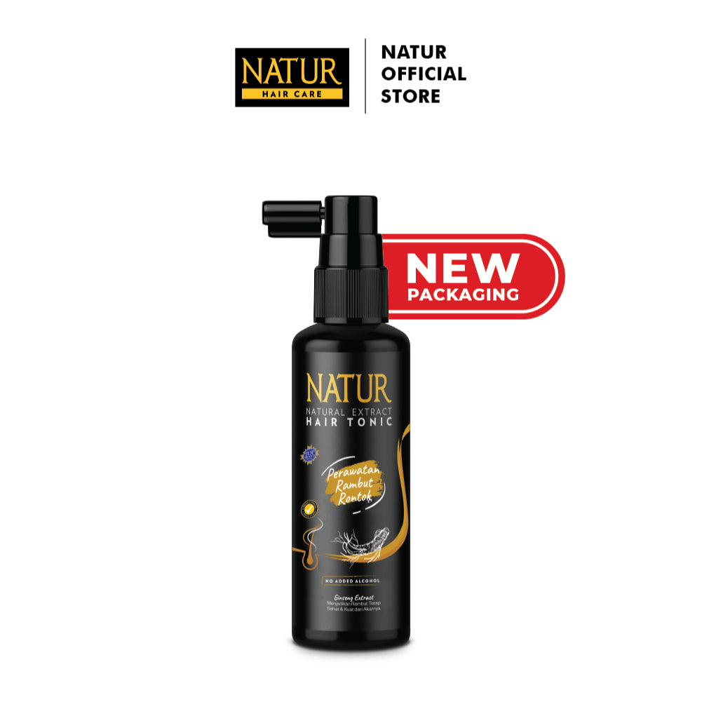 Natur Anti Dandruff Treatment Series (Shampoo TTO + Hair Tonic) - Perawatan Rambut Berketombe