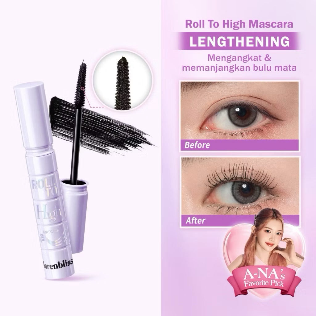 BNB barenbliss Korean Roll To Volume Lenghtening Mascara Remover Mascara Waterproof 8g