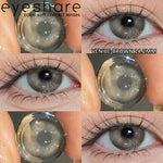Eyeshare Softlens Minus Big Eyes VIENNA Chocolate 14.5mm 1 Pasang Lensa Kontak Cokelat